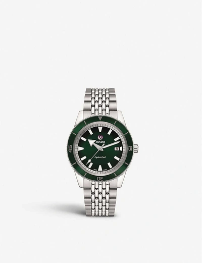 Rado R32505313 Captain Cook Automatic Stainless-steel Watch In Green