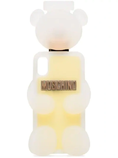 Moschino White And Yellow Teddy Bear Iphone X/xs Case