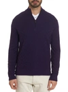 Robert Graham Chip Sweater In Blackberry