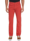 Robert Graham Blue Line Classic Fit Pants In Brick