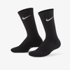 Nike Everyday Kids' Cushioned Crew Socks In Black,white
