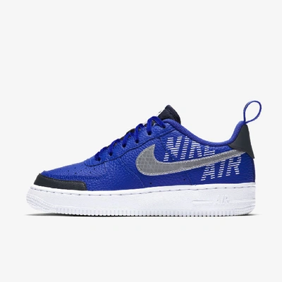 Nike Boys' Big Kids' Air Force 1 Lv8 2 Casual Shoes In Racer Blue/white/black/obsidian