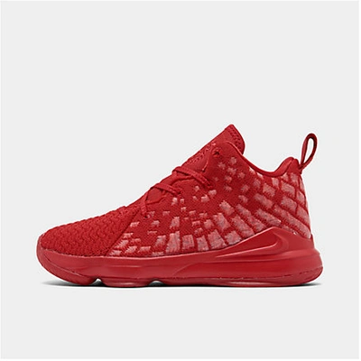 Nike Lebron 17 Little Kids Shoe In Red