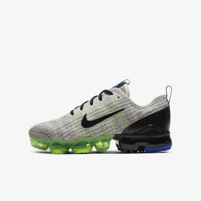 Nike Air Vapormax Flyknit 3 Big Kids' Shoe In Grey | ModeSens