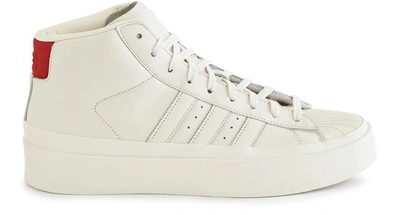 Adidas Originals By 424 424 Pro Model 80s Trainers In Cwhite Cwhite Scarle