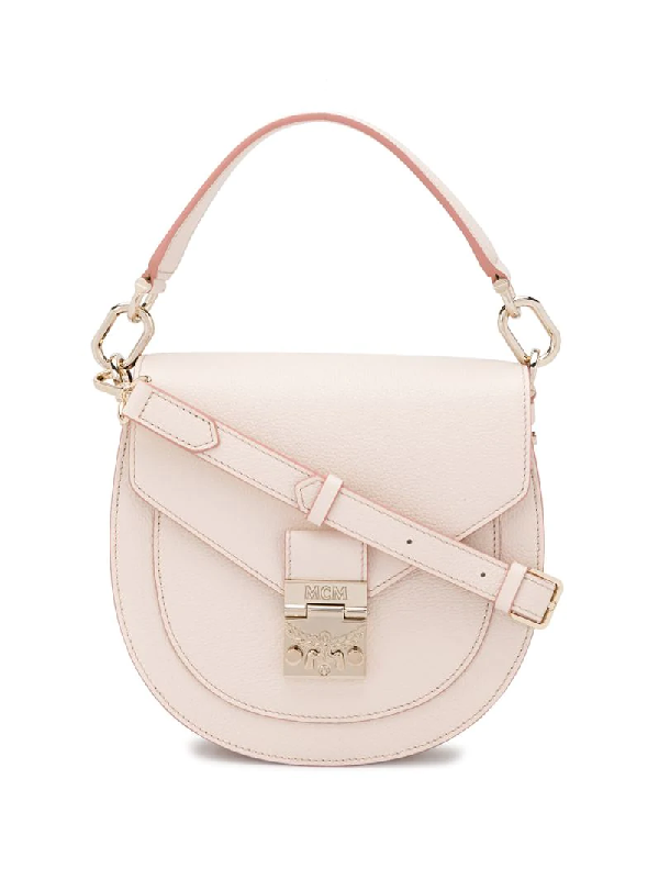 mcm white shoulder bag