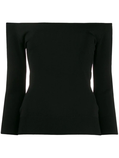 Dolce & Gabbana Off The Shoulder Top In Black