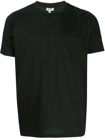 Kenzo Mens Short Sleeve Chest Pocket T-shirt In Black