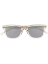 Saint Laurent Square Frame Sunglasses In Grey