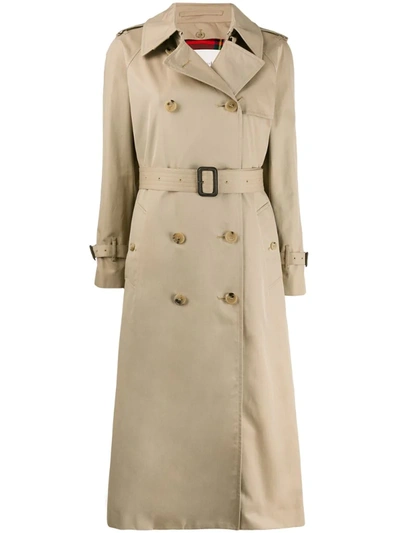 Mackintosh Roslin Belted Trench Coat In Neutrals