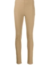 Joseph Mid-rise Pull-on Leggings In Neutrals