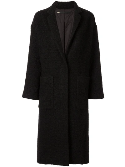 Muller Of Yoshiokubo Cesped Shearling Coat In Black