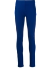 Joseph Stretch-gabardine Leggings In Blue