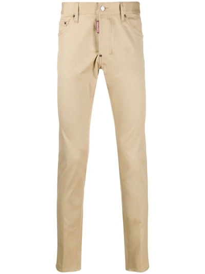 Dsquared2 Cool Guy Slim-fit Jeans In Neutrals