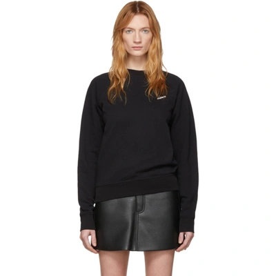 Coperni Logo Printed Cotton Sweatshirt In Black