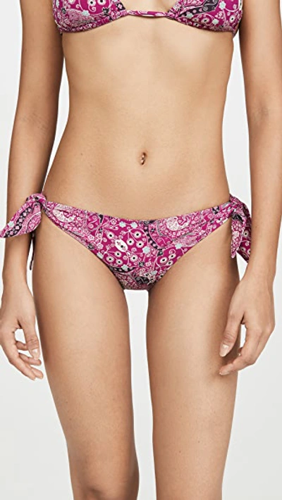 Isabel Marant Sukie Bikini Bottoms In Fuchsia