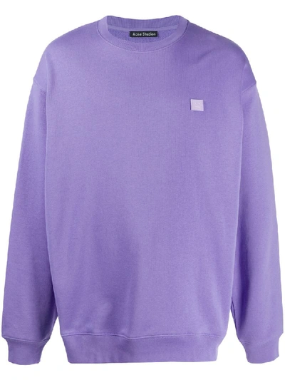 Acne Studios 紫色 Forba Face 套头衫 In Purple