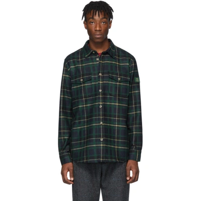 Aimé Leon Dore Aime Leon Dore Green Woolrich Edition Plaid Shirt In Margrnplaid