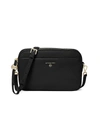 Michael Michael Kors Jet Set Charm Small Leather Camera Crossbody In Black