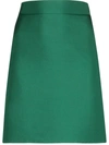 The Vampire's Wife Micro Silk Mini Skirt In Green