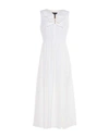 Boutique Moschino Midi Dresses In White