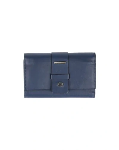 Piquadro Wallet In Dark Blue