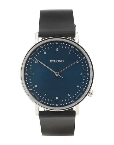 Komono Wrist Watch In Blue