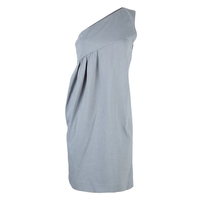 Pre-owned Chloé Grey One Shoulder Dress S