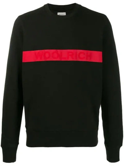 Woolrich Black Cotton Sweatshirt