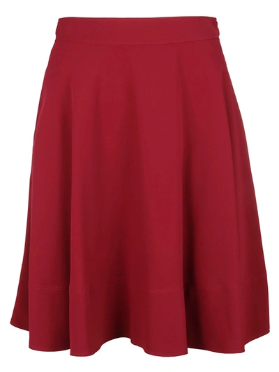 Calvin Klein Women's Burgundy Polyester Skirt