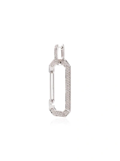 Eéra 18kt White Gold Chiara Diamond Drop Earring In Metallic