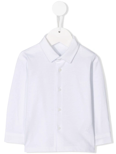 Il Gufo Babies' Plain Button Shirt In White