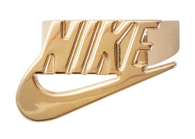 Pre-owned Supreme  Nike 14k Gold Ring Gold