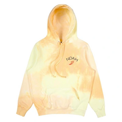 Pre-owned Noah  Sun Dyed Winged Foot Hoodie Yellow