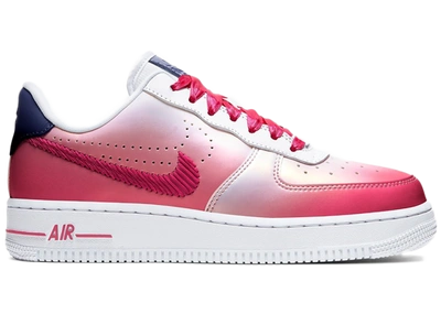 Pre-owned Nike Air Force 1 Low Kay Yow (women's) In White/pink Foam-regency Purple-vivid Pink