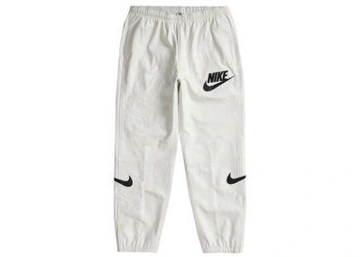 Pre-owned Supreme  Nike Leather Warm Up Pant White