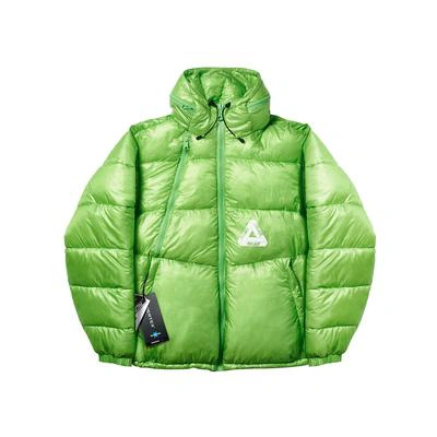 Pre-owned Palace Pertex Fuse Puffa Jacket Lime | ModeSens