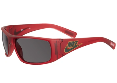 Pre-owned Supreme  Nike Sunglasses Frosted Red
