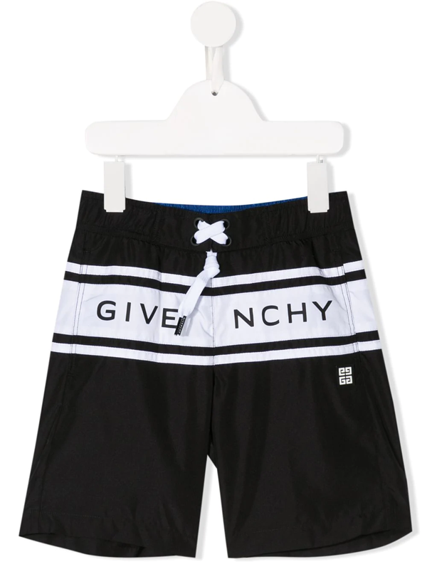 black givenchy swim shorts