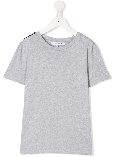 Givenchy Kids' Logo Short-sleeve T-shirt In Grey