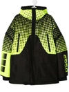Dsquared2 Teen Patterned Coat In Black