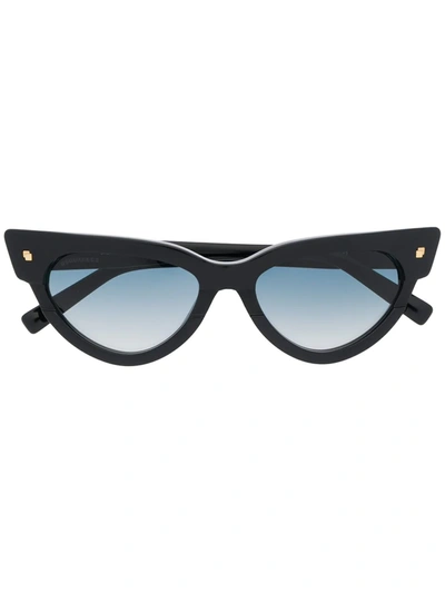 Dsquared2 Cat Eye Frame Sunglasses In Black