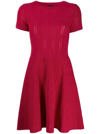 Pinko Knitted Shift Dress In Pink