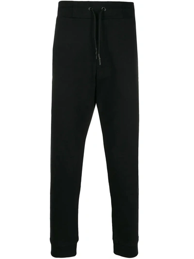 Mcq By Alexander Mcqueen Embroidered Logo Track Trousers In Black