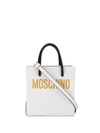 Moschino Logo Mini Bag In White