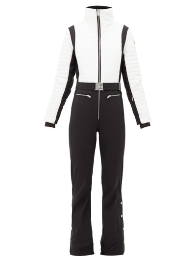 Fusalp Crouze High-neck Quilted Ski Suit In White