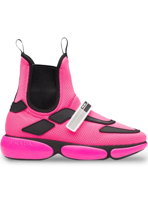 pink prada trainers