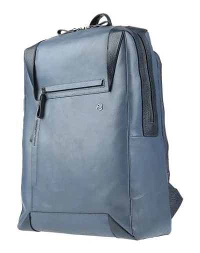 Piquadro Backpacks In Slate Blue