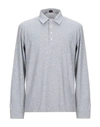 Mp Massimo Piombo Polo Shirts In Light Grey