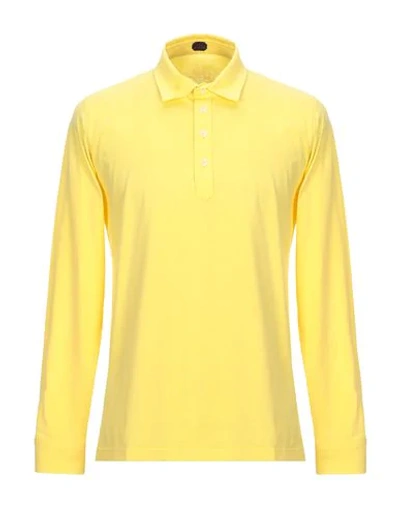 Mp Massimo Piombo Polo Shirts In Yellow